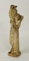 Lot 481 - GARDEN CONCRETE FIGURE OF A CLASSICAL FEMALE...