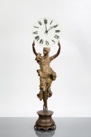 Lot 482 - EARLY 20TH CENTURY FRENCH SPELTER FIGURE of a...