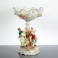 Lot 484 - 20TH CENTURY CONTINENTAL CENTREPIECE COMPORT...