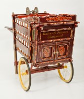 Lot 488 - VICTORIAN STYLE KNIFE GRINDER'S RICKSHAW...