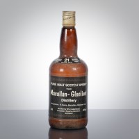 Lot 515 - MACALLAN -GLENLIVET 21 YEAR OLD CADENHEAD'S...