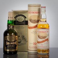 Lot 615 - DALMORE 12 YEAR OLD Pure malt Scotch whisky in...