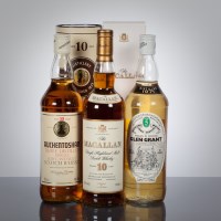 Lot 817 - THE MACALLAN 10 YEAR OLD Single Highland malt...