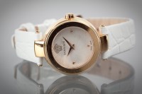 Lot 1030 - LADY'S VERSACE WRIST WATCH the round dial with...