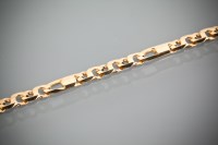 Lot 1145 - NINE CARAT GOLD CHAIN 58cm long, 18.5g