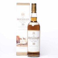 Lot 1155 - THE MACALLAN TEN YEARS OLD Single Highland...