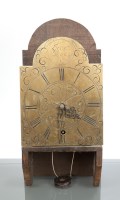 Lot 278 - LATE 17TH CENTURY BRASS WALL CLOCK maker James...