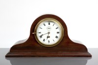 Lot 286 - LARGE EDWARDIAN MAHOGANY MANTEL CLOCK the...