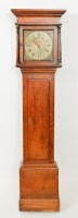 Lot 293 - GEORGE III OAK LONGCASE CLOCK maker J.Bennett...