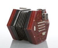 Lot 307 - VICTORIAN ROSEWOOD WHEATSTONE & CO CONCERTINA...