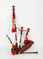 Lot 318 - SET OF SCOTTISH BAGPIPES maker Kintail, with...