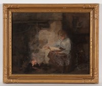 Lot 1418 - WALTER HUTCHESON (SCOTTISH 1869 - 1910) A...