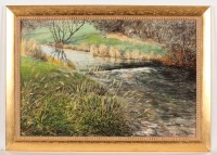 Lot 1459 - JAMES K. NOBLE (SCOTTISH 20TH CENTURY) RIVER...