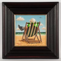 Lot 1708 - * GRAHAM MCKEAN WHEN MY WORK IS DONE oil on...