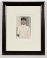 Lot 1716 - * HELEN WILSON RSW RGI ROBIN watercolour and...