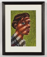 Lot 1721 - GRAHAM MCKEAN THE NEW START pastel on paper,...