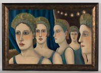 Lot 1760 - * ANNA PHELPS SHOWTIME oil on board, signed,...