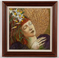 Lot 1774 - * VIRGINIA COLLEY REVERIE oil on canvas,...