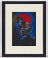 Lot 1836 - * FRANK MCFADDEN THE RIGHTEOUS MAN pastel on...