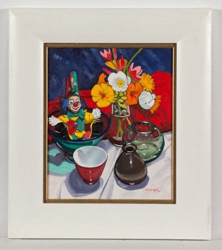 Lot 1868 - FRANK COLCLOUGH STILL LIFE WITH A LITTLE...