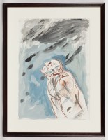 Lot 1944 - * PETER HOWSON OBE AFTER THE THIRD STEP mixed...