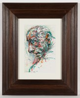 Lot 1948 - * PETER HOWSON OBE THE PATIENT mixed media on...