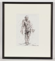 Lot 1950 - * PETER HOWSON OBE LESION mixed media on paper,...