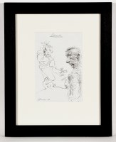 Lot 1954 - * PETER HOWSON OBE FRANK pen and pencil on...