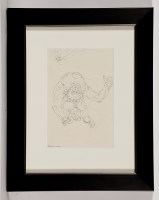 Lot 1956 - * PETER HOWSON OBE FALLEN DEMON pen on paper,...