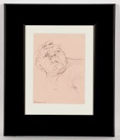 Lot 1957 - * PETER HOWSON OBE HUNCHBACK pencil on paper,...