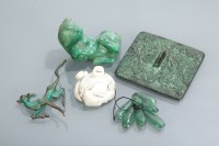Lot 160A - COLLECTION OF CHINESE ITEMS comprising jade...