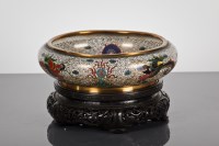 Lot 164 - CHINESE CLOISONNE BOWL of circular form...