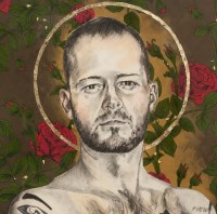 Lot 1933 - * LEX MCFADYEN, IN CONTEMPLATION mixed media...