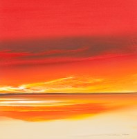 Lot 1940 - * JONATHAN SHAW, FIERY COAST acrylic on board,...