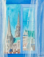 Lot 1941 - * JACK FIRTH RSW (SCOTTISH 1917 - 2010), BLUE...