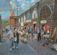 Lot 1948 - * CRAIG CAMPBELL, PADDY'S MARKET oil on canvas,...