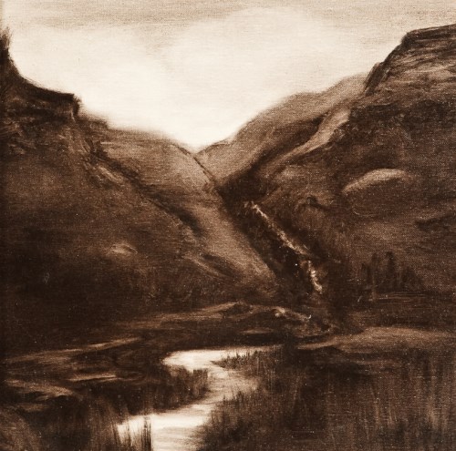 Lot 1963 - * FRANCES LOWRIE-HOUSTON, HIGHLAND GLEN oil on...