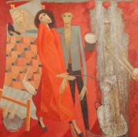 Lot 2037 - * PAUL MARTIN, MOTHER OF THE SEA oil on board,...