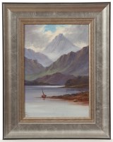 Lot 1807 - JOEL OWEN (1892 - 1931), HIGHLAND VIEW oil on...