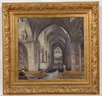 Lot 1808 - JAMES ELLIOT SHEARER (SCOTTISH b.1858), CHURCH...