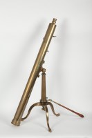 Lot 262 - VICTORIAN LACQUERED BRASS ASTROLOGICAL...