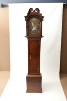 Lot 270 - GEORGE III OAK EIGHT DAY LONGCASE CLOCK maker...