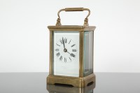 Lot 273 - EARLY 20TH CENTURY FRENCH BRASS CARRIAGE...