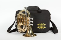 Lot 282 - MODERN THOMANN TR-25 BRASS MARCHING TRUMPET...