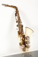 Lot 283 - RARE 1950'S GRAFTON ACRYLIC ALTO SAXOPHONE...