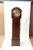 Lot 305 - REGENCY MAHOHANY DRUMHEAD LONGCASE CLOCK by...