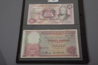 Lot 325 - FOUR BANKNOTES comprising a Bank of Scotland...