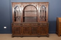 Lot 372 - 19TH CONTINENTAL STYLE CARVED MAHOGANY DRESSER...