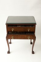 Lot 405 - EARLY 20TH CENTURY MAHOGANY CANTEEN TABLE the...