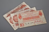 Lot 454 - BRADBURY 1915 SECOND ISSUE TEN SHILLING...